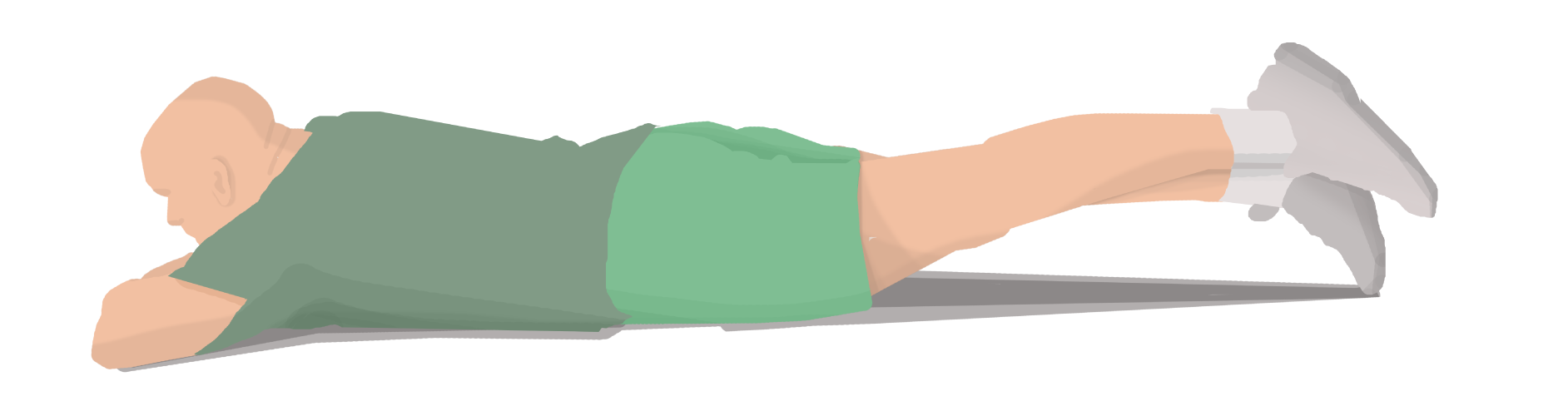 Prone Straight-Leg Raises Demonstration